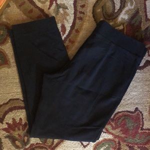 PURE JILL Size Large Black classic Leggings Stretchy PIMA COTTON $99